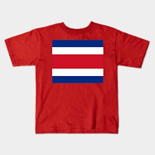 Costa Rica Flag Kids T-Shirt